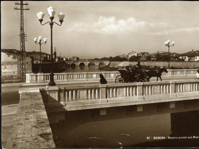 Rimini, Ponte dei Mille, ca. 1940
