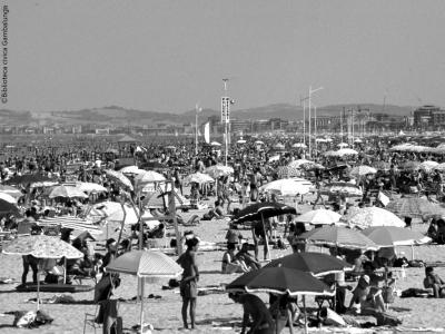 Rimini. La spiaggia, 1998 (Archivio Raggi/RiminiPress)